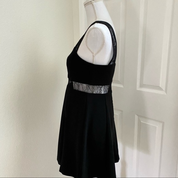 BCBGeneration Fit Flare Lace Panels Dress Sz 6 - Picture 6 of 10